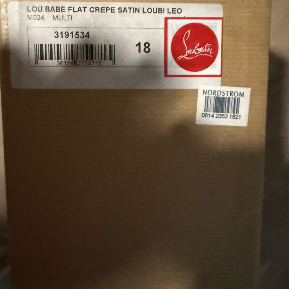 Christian Louboutin Kids Leopard Print Shoes with Red Soles - Picture 2 of 11